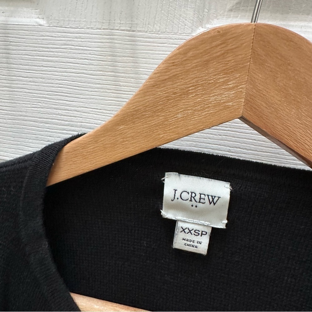 J Crew black Sophie Open front Sweater blazer xxs - Picture 5 of 6